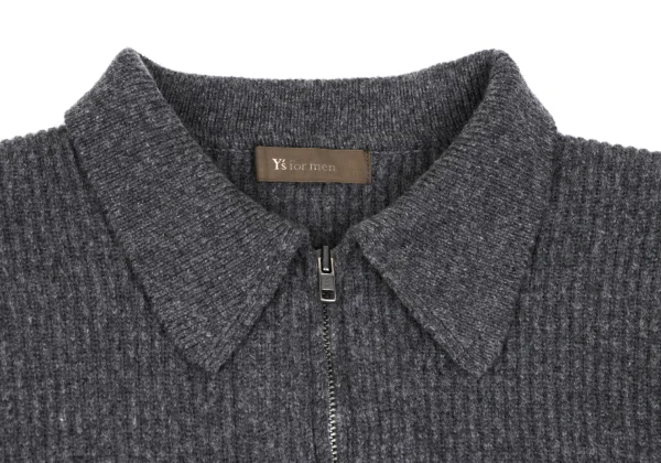Y's for men Line Switching Zip Up Knit Cardigan K-166205_003