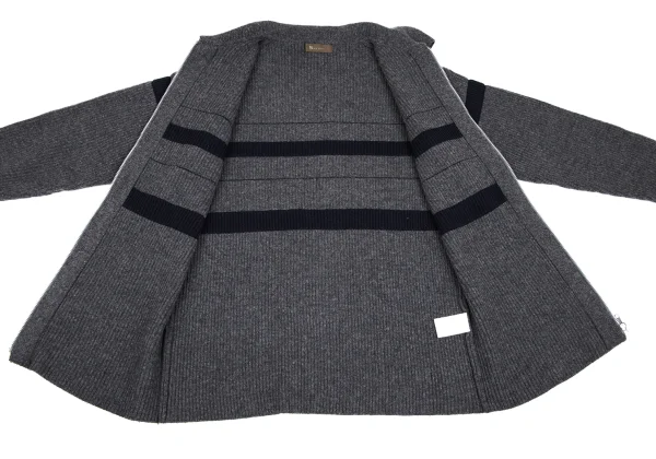 Y's for men Line Switching Zip Up Knit Cardigan K-166205_011