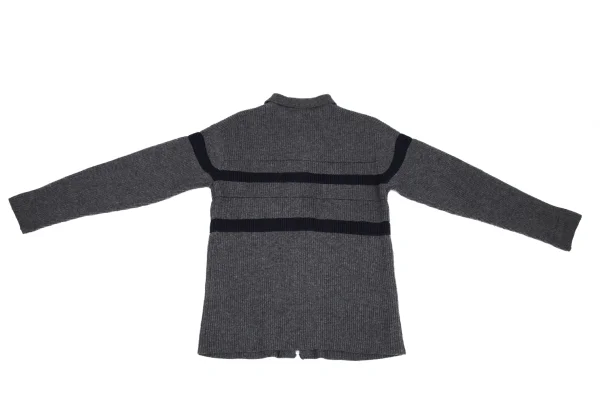 Y's for men Line Switching Zip Up Knit Cardigan K-166205_012