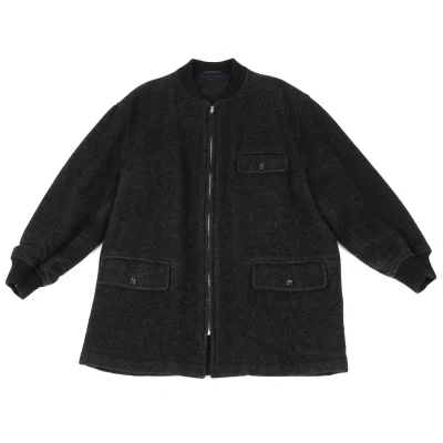 COMME des GARCONS HOMME Wool Blend Frap Pocket Blouson