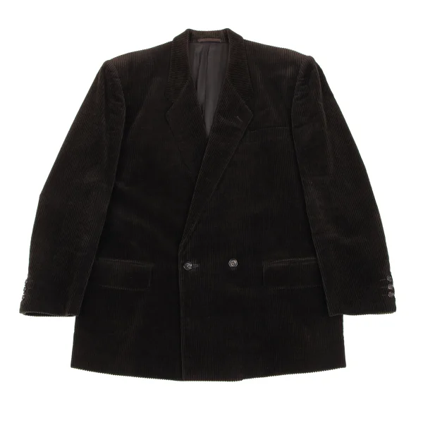 COMME des GARCONS HOMME Corduroy Double Jacket Brown M K-166207_001