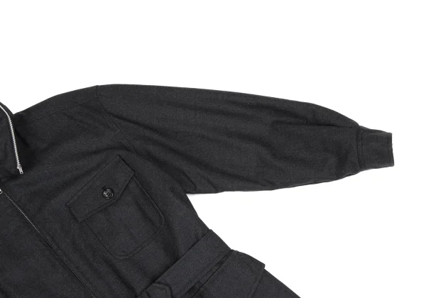 COMME des GARCONS HOMME Wool Packable Hooded Padded Jacket K-166208_005