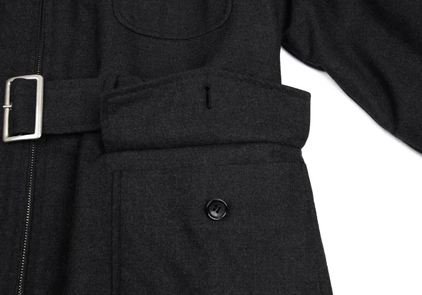 COMME des GARCONS HOMME Wool Packable Hooded Padded Jacket K-166208_009