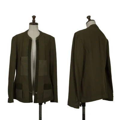 Yohji Yamamoto FEMME Switching Packet Design Buttonless Jacket