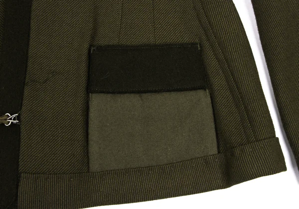 Yohji Yamamoto FEMME Switching Packet Design Buttonless Jacket K-166211_010