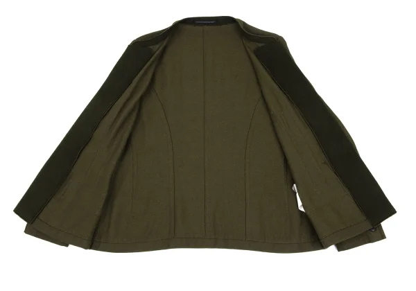 Yohji Yamamoto FEMME Switching Packet Design Buttonless Jacket K-166211_012