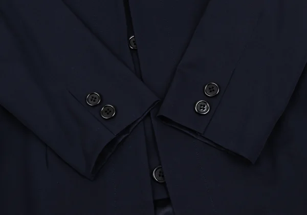 Yohji Yamamoto FEMME Wool Gaba Collarless Jacket K-166212_006