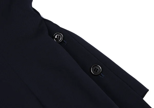 Yohji Yamamoto FEMME Wool Gaba Collarless Jacket K-166212_010