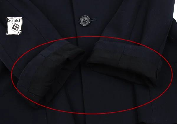 Yohji Yamamoto FEMME Old Gaba Lapel Design Jacket K-166213_010