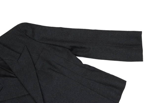 Yohji Yamamoto FEMME Wool Peak Lapel Double Jacket K-166214_008