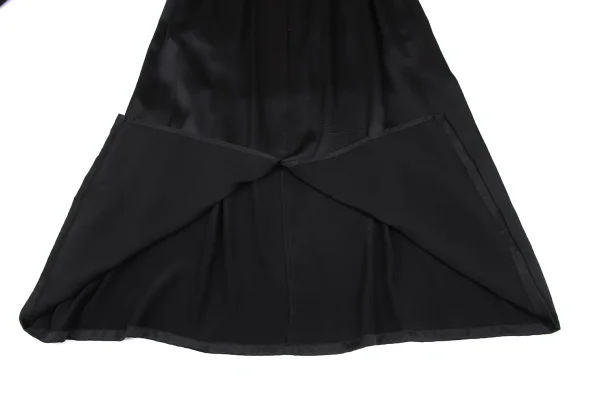 Yohji Yamamoto NOIR Silk Waist Gathered Shirt Dress K-166228_015