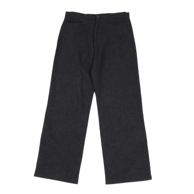 Yohji Yamamoto NOIR Wool Blend Straight Pants
