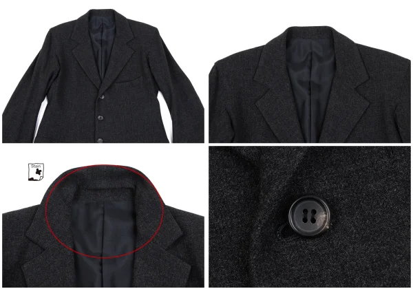 Yohji Yamamoto NOIR Wool Blend Jacket & Pants K-166231_004