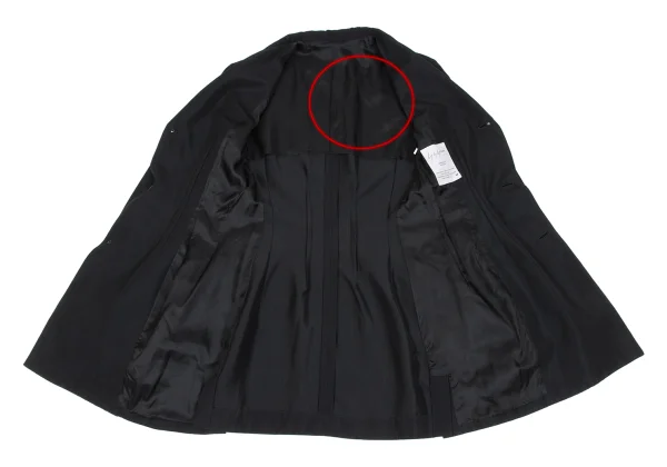 Yohji Yamamoto FEMME Wool Poly Darts Design Jacket K-166234_013