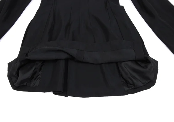 Yohji Yamamoto FEMME Wool Poly Darts Design Jacket K-166234_017