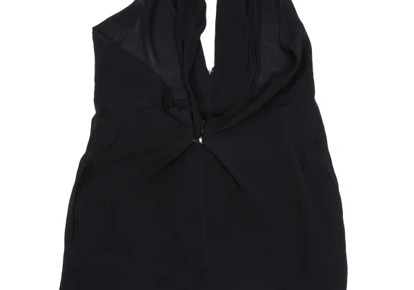 Yohji Yamamoto FEMME Rayon Blend Sheer Strap Design Pants K-166240_006