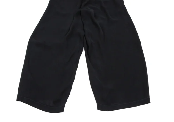 Yohji Yamamoto FEMME Rayon Blend Sheer Strap Design Pants K-166240_009