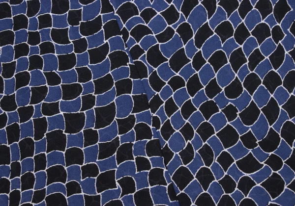 tricot COMME des GARCONS Poly Scale Print Asymmetrical Blouse K-166241_008