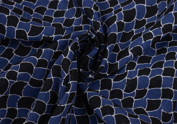 tricot COMME des GARCONS Poly Scale Print Asymmetrical Blouse K-166241_009