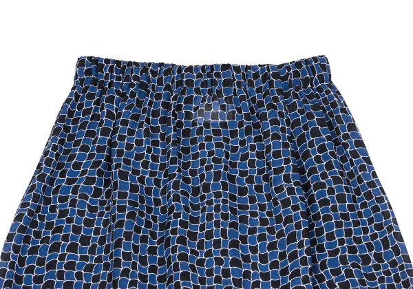 tricot COMME des GARCONS Poly Scale Print Sheer Wide Pants K-166242_002