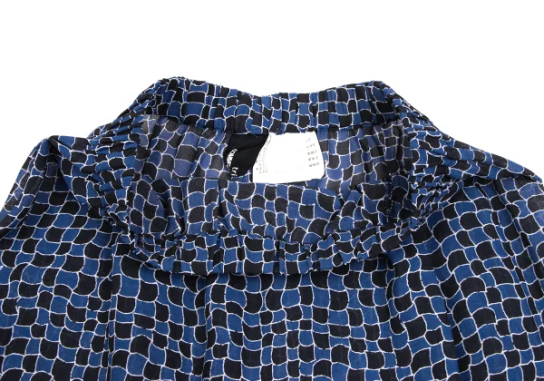 tricot COMME des GARCONS Poly Scale Print Sheer Wide Pants K-166242_003