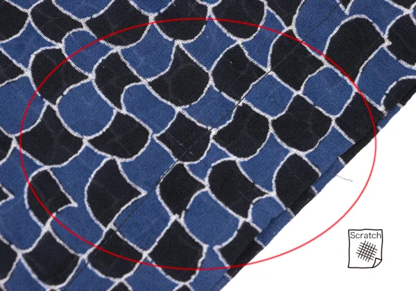 tricot COMME des GARCONS Poly Scale Print Sheer Wide Pants K-166242_006