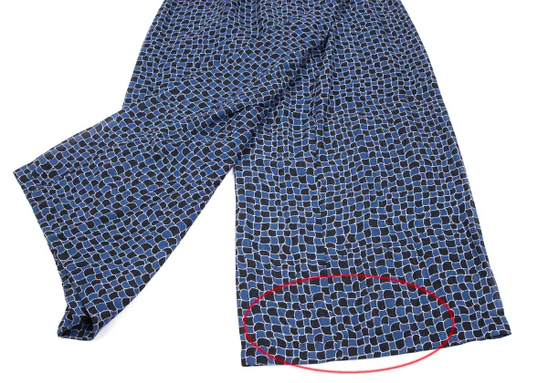 tricot COMME des GARCONS Poly Scale Print Sheer Wide Pants K-166242_007