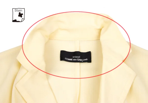 tricot COMME des GARCONS Dart Design Open Collar Short Sleeve Shirt K-166244_005