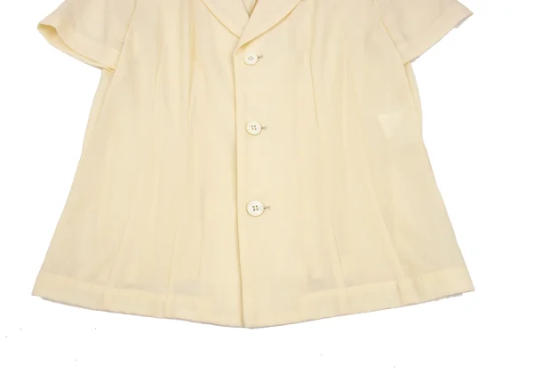 tricot COMME des GARCONS Dart Design Open Collar Short Sleeve Shirt K-166244_008