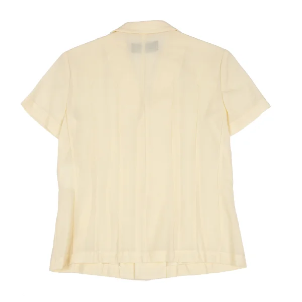 tricot COMME des GARCONS Dart Design Open Collar Short Sleeve Shirt K-166244_010