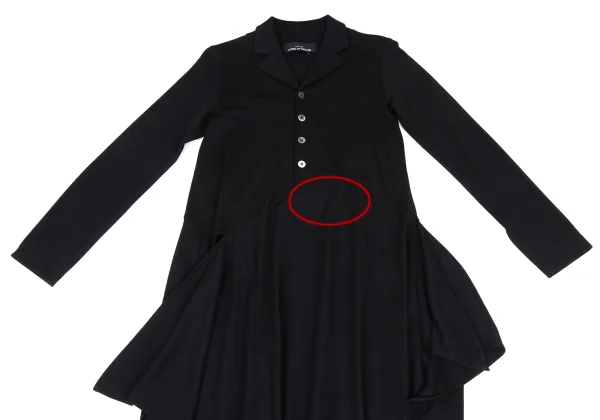 tricot COMME des GARCONS Wool Poly Asymmetry Pullover Dress K-166245_003