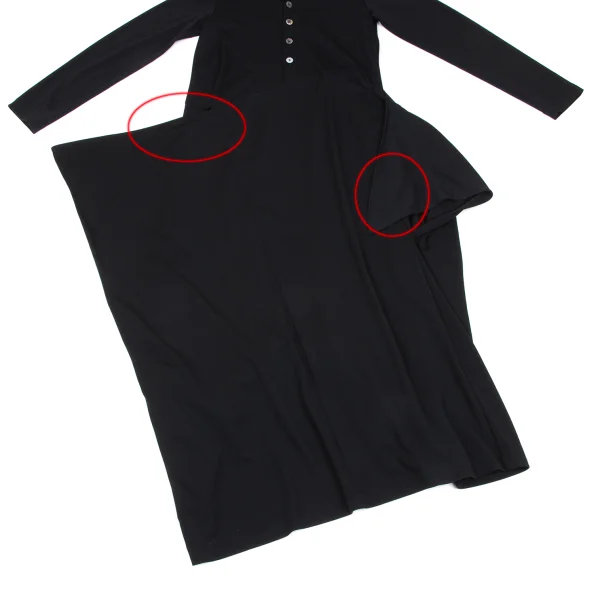 tricot COMME des GARCONS Wool Poly Asymmetry Pullover Dress K-166245_010