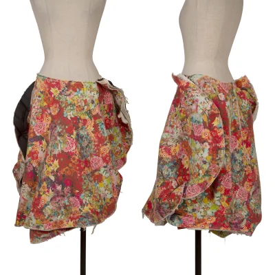 COMME des GARCONS Ruriko Murayama Floral Print Skirt