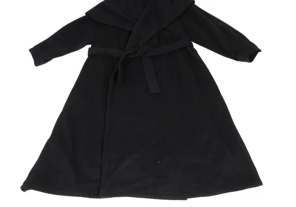 Yohji Yamamoto NOIR Melton Wool Cape Collar Coat K-166256_007