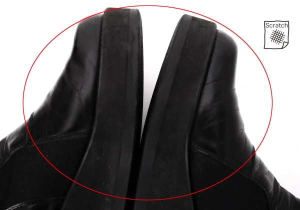 Yohji Yamamoto FEMME Leather Side Gore Boots K-166258_007