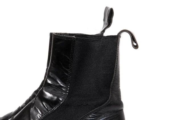 Yohji Yamamoto FEMME Leather Side Gore Boots K-166258_011
