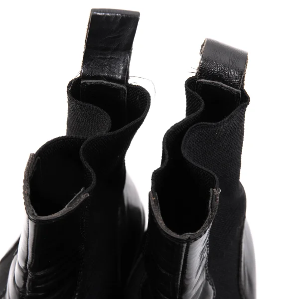 Yohji Yamamoto FEMME Leather Side Gore Boots K-166258_014
