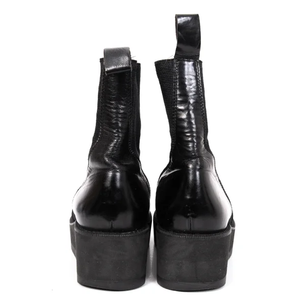 Yohji Yamamoto FEMME Leather Side Gore Boots K-166258_015