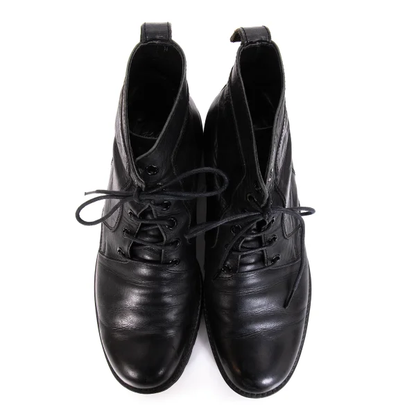 Yohji Yamamoto FEMME Lace Up Leather Boots K-166260_002