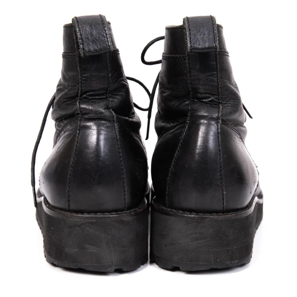 Yohji Yamamoto FEMME Lace Up Leather Boots K-166260_013