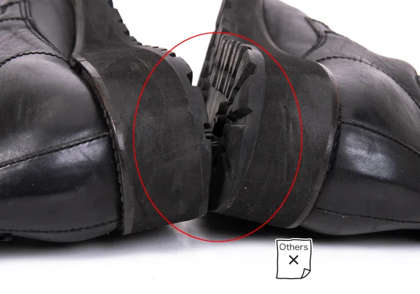 Yohji Yamamoto FEMME Lace Up Leather Boots K-166260_014