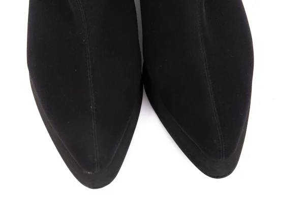 Yohji Yamamoto NOIR Neoprene Pointed Toe Shoes K-166261_005
