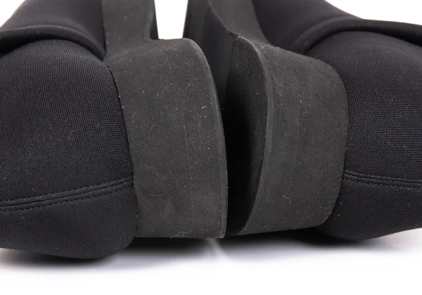 Yohji Yamamoto NOIR Neoprene Pointed Toe Shoes K-166261_011