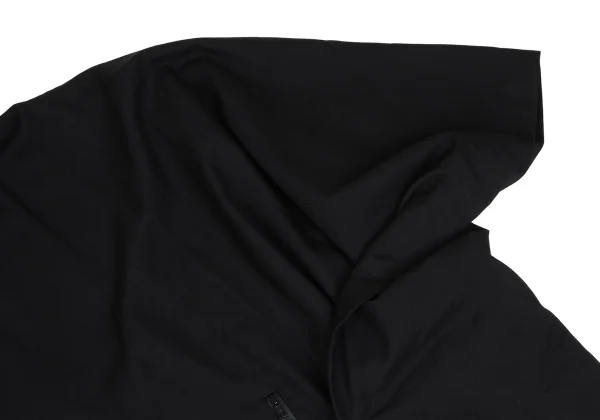 Yohji Yamamoto POUR HOMME Mesh Lined Wool Poncho Coat K-166272_005