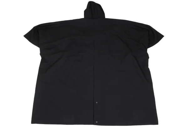 Yohji Yamamoto POUR HOMME Mesh Lined Wool Poncho Coat K-166272_011