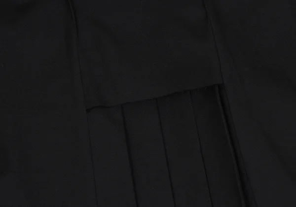 Yohji Yamamoto POUR HOMME Wool Gaba Back Pleated Long Jacket K-166273_013