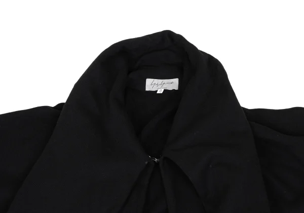 Yohji Yamamoto POUR HOMME Cotton Sweat Cape Coat K-166274_004