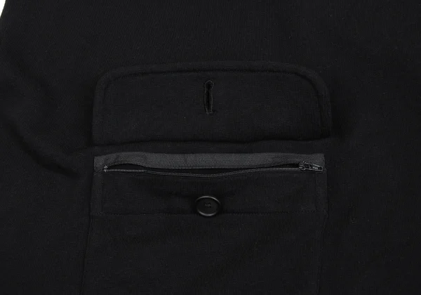 Yohji Yamamoto POUR HOMME Cotton Sweat Cape Coat K-166274_013