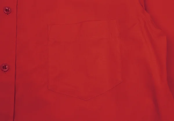 Yohji Yamamoto POUR HOMME Cotton Asymmetrical Collar Shirt K-166282_006