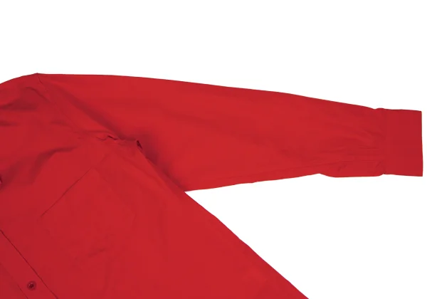 Yohji Yamamoto POUR HOMME Cotton Asymmetrical Collar Shirt K-166282_007